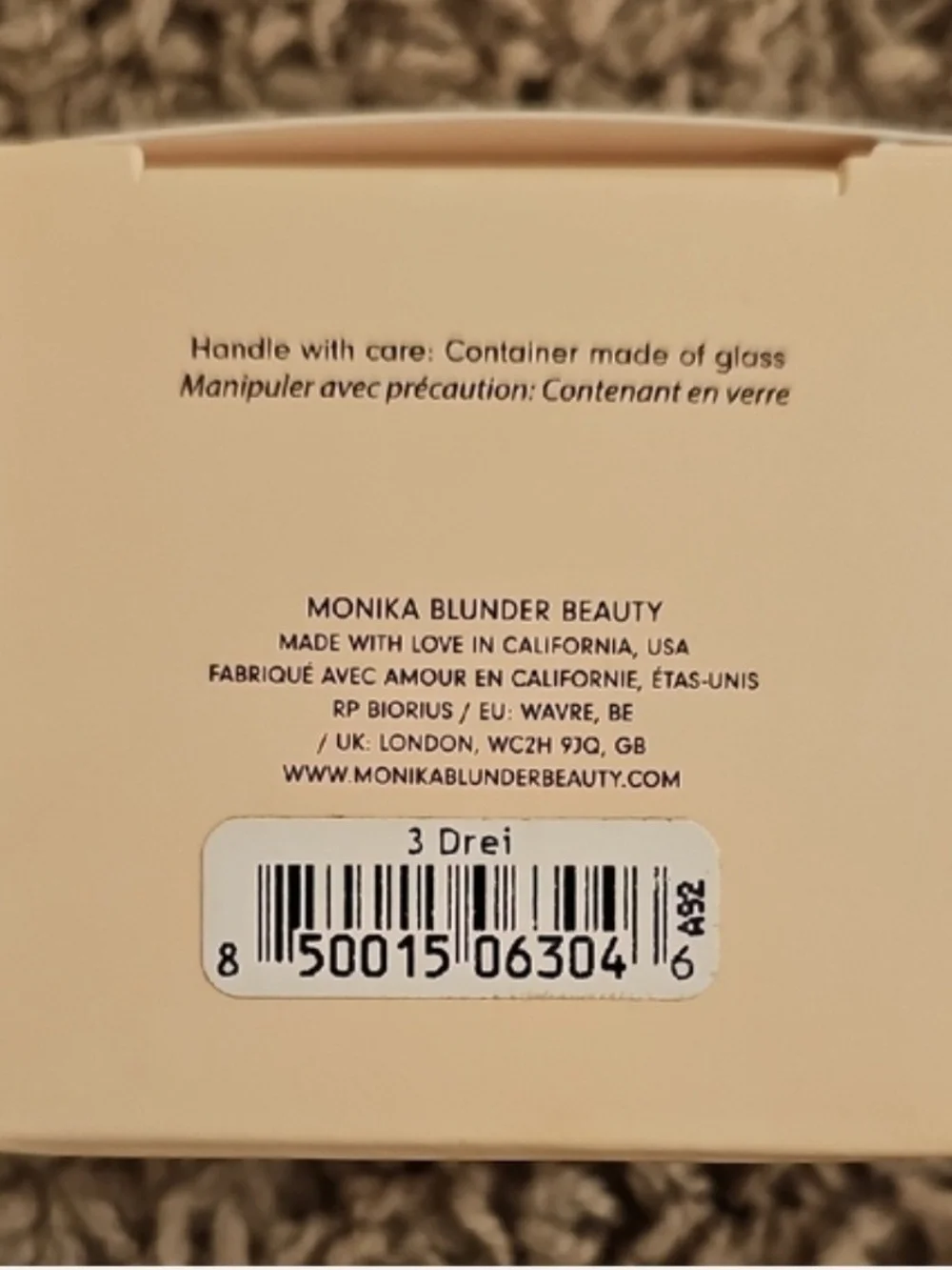 Monika Blunder Cover Concealer/Foundation - 3 DREI New Never Used